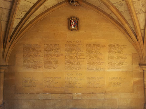 The Merton College War Memorial